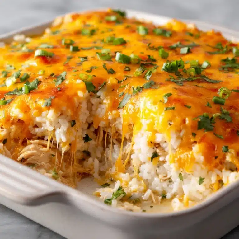 Green Chile Chicken and Rice Casserole Recipe