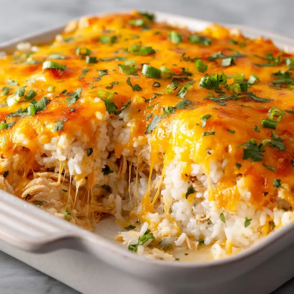 Green Chile Chicken and Rice Casserole Recipe - Recipe Image