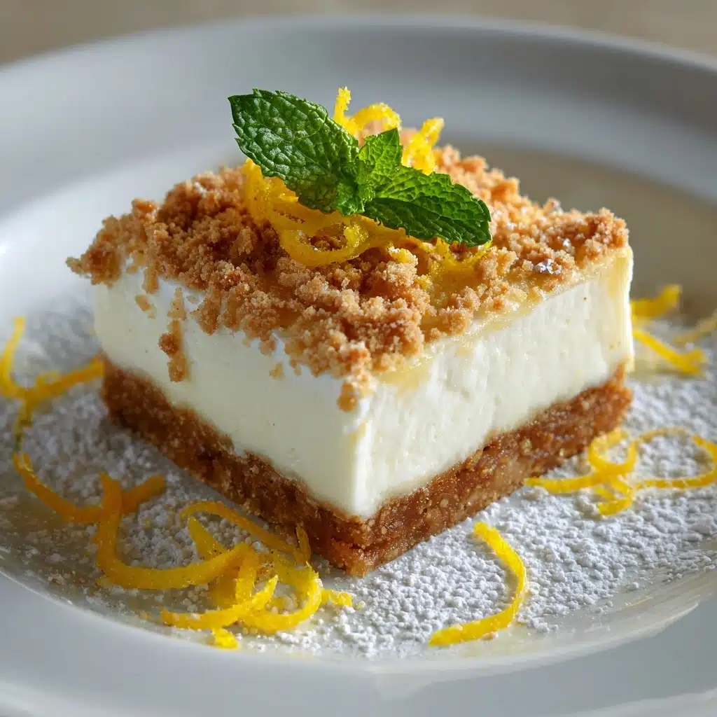 Lemon Cheesecake Bars Recipe - Recipe Image