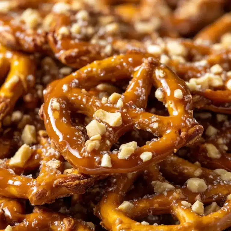 Caramel Pretzels Recipe (Butter Toffee Pretzels) Recipe