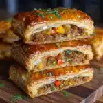 Breakfast Stuffed Puff Pastry Bars Recipe