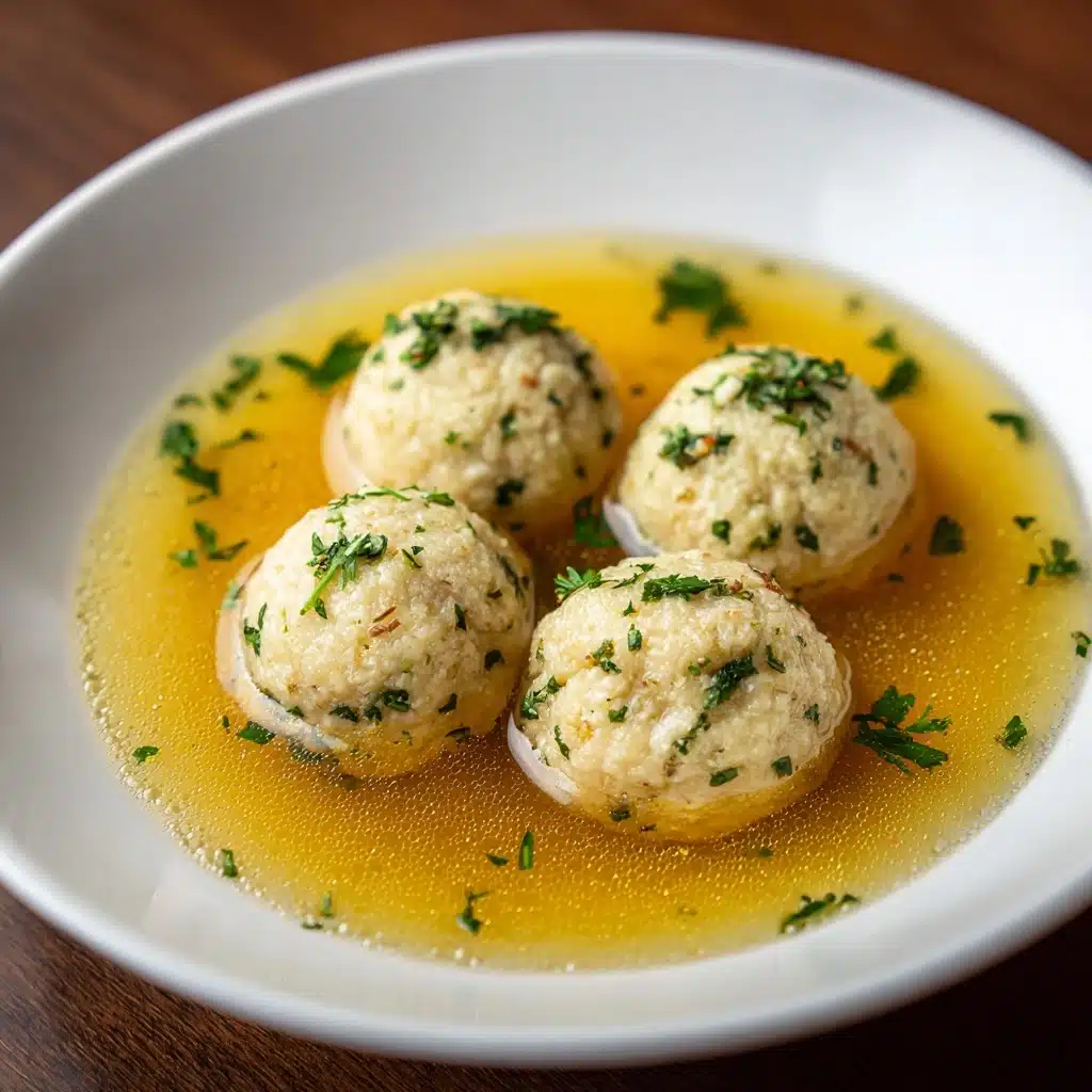 Turmeric Vegetable Matzo Ball Soup Recipe - Recipe Image