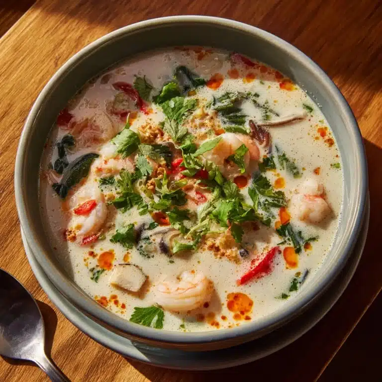 Thai Coconut Chicken Soup Recipe