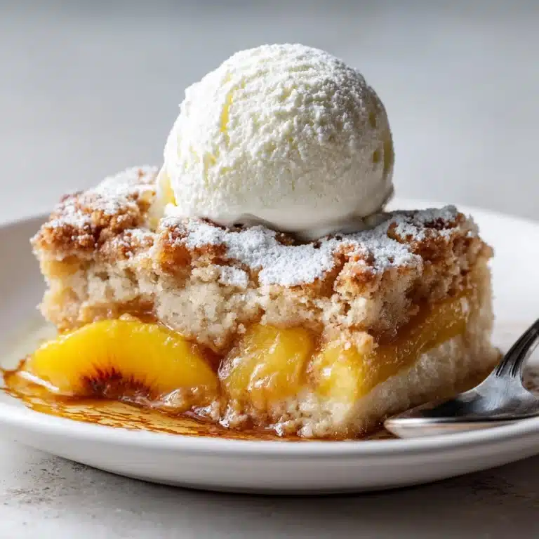 Easy Peach Cobbler Recipe