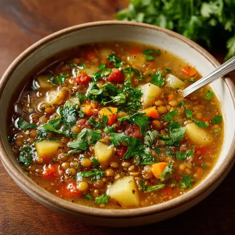 One Pot Turkey Lentil Soup Recipe