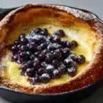 Dutch Babies with Lemon Curd and Blueberries Recipe