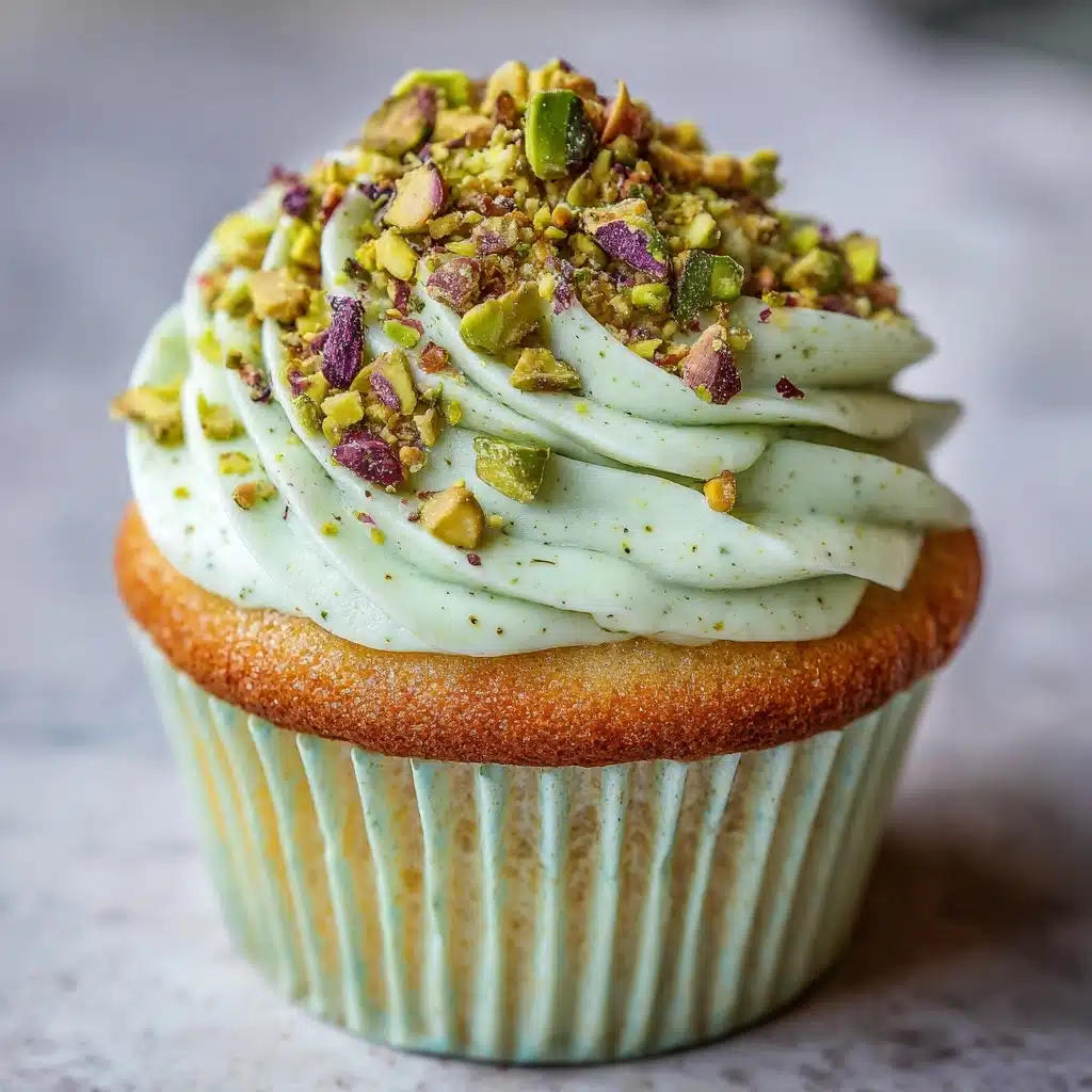 Homemade Pistachio Cupcakes Recipe