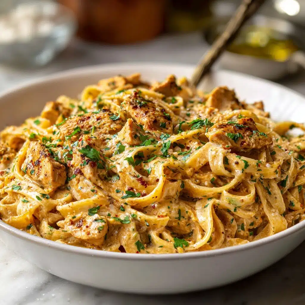 Cowboy Butter Chicken Linguine Recipe - Recipe Image