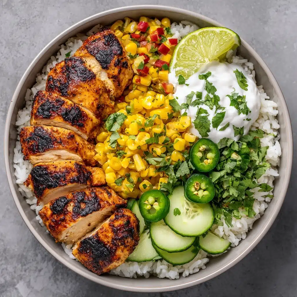 Street Corn Chicken Rice Bowl Recipe