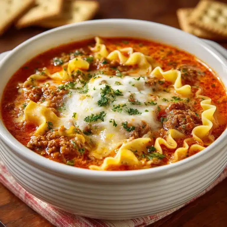 Crock Pot Lasagna Soup Recipe
