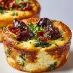Egg Muffins with Sun-Dried Tomatoes & Kalamata Olives Recipe
