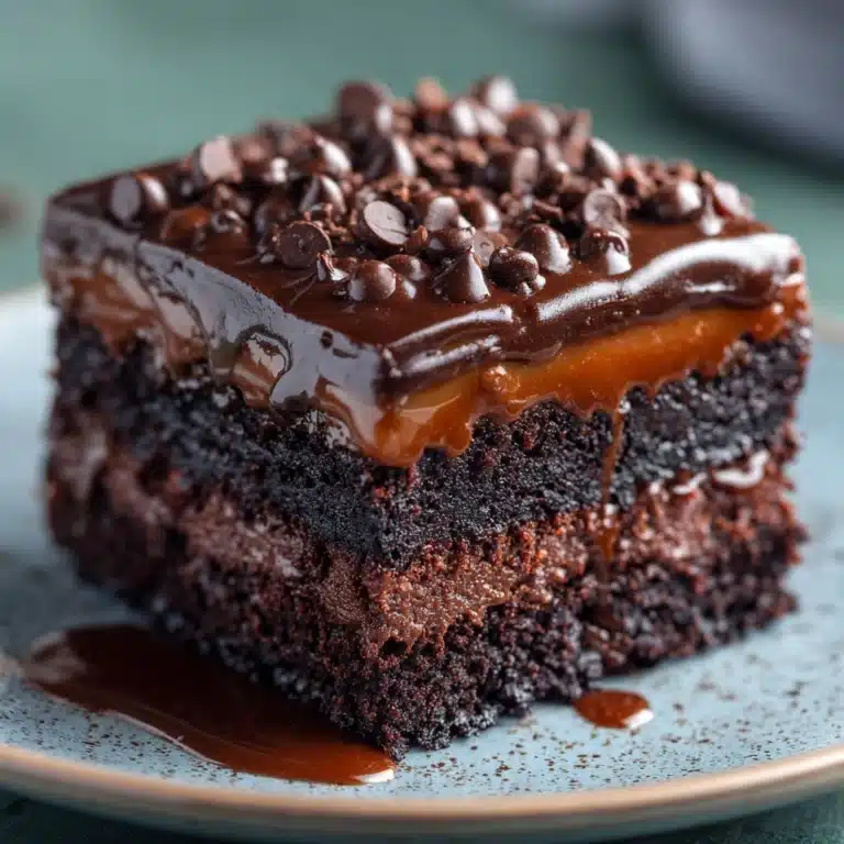 German Chocolate Poke Cake Recipe