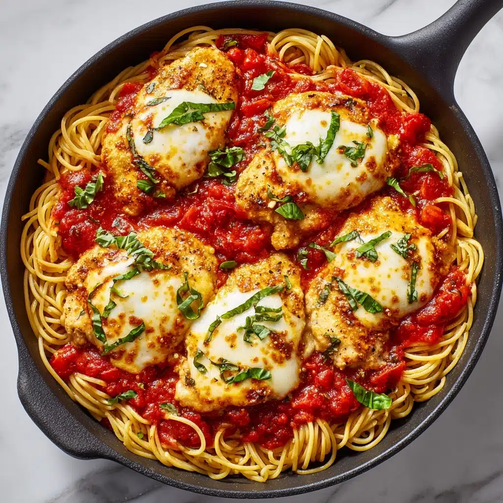 One-Pot Chicken Parmesan Pasta Recipe