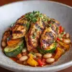 Healthy Spanish Chicken and Beans Recipe