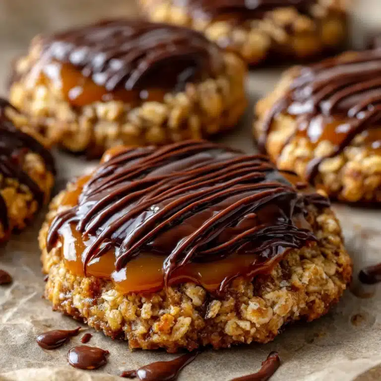 Peanut Butter Chocolate Caramel Cookies Recipe