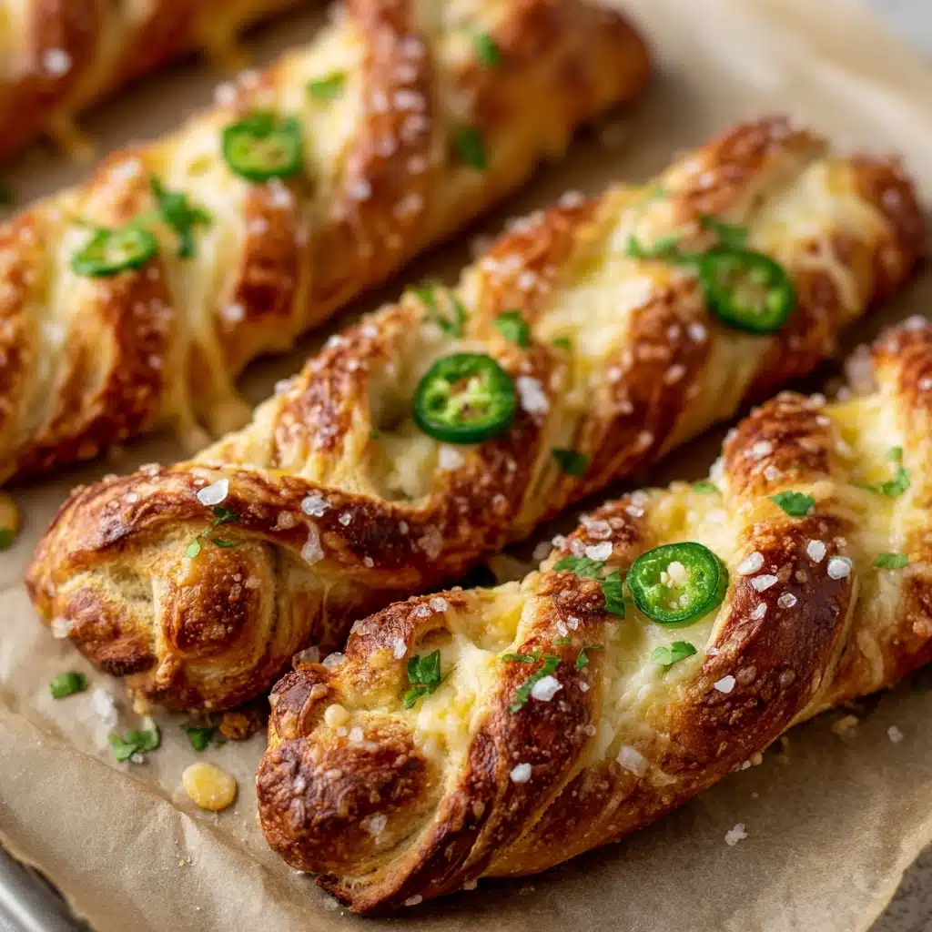 Jalapeno Cheddar Pretzel Twists Recipe - Recipe Image