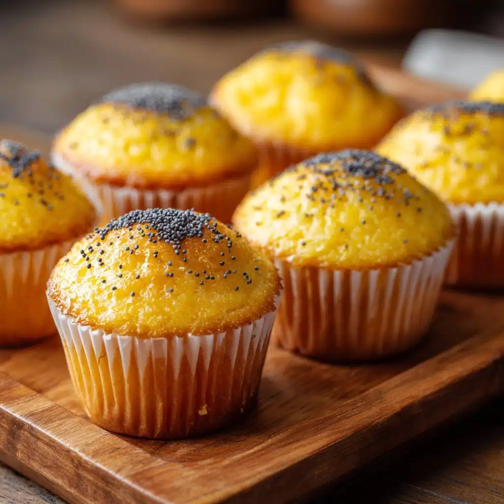 Homemade Lemon Poppyseed Muffins Recipe - Recipe Image