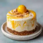 No-Bake Mango Swirl Cheesecake Recipe
