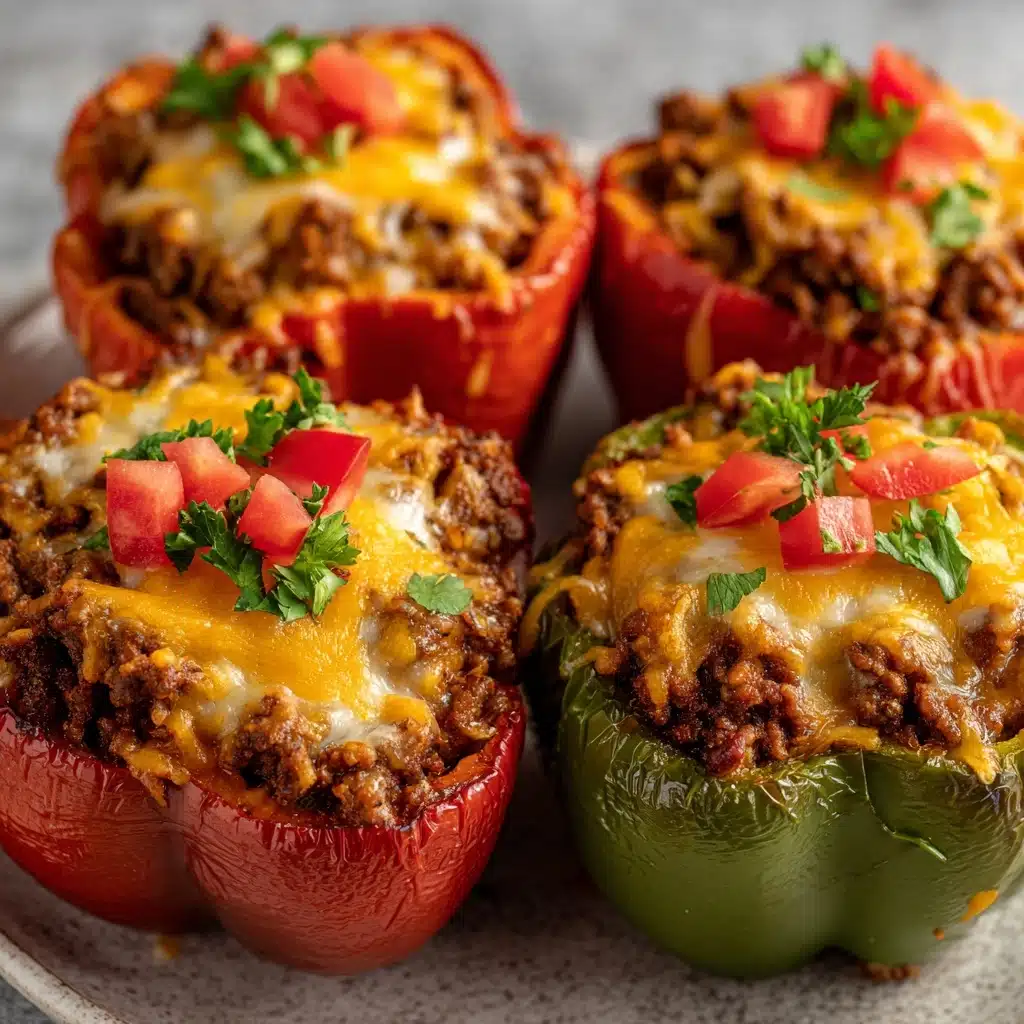 Taco Stuffed Bell Peppers Recipe