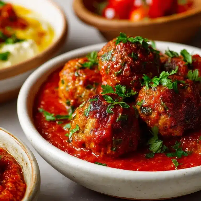 Mini Meatballs with Marinara Sauce Recipe