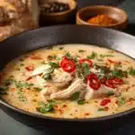 Crock Pot Creamy Chicken Parmesan Soup Recipe