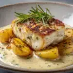 Cod & Potatoes in Rosemary Cream Sauce Recipe