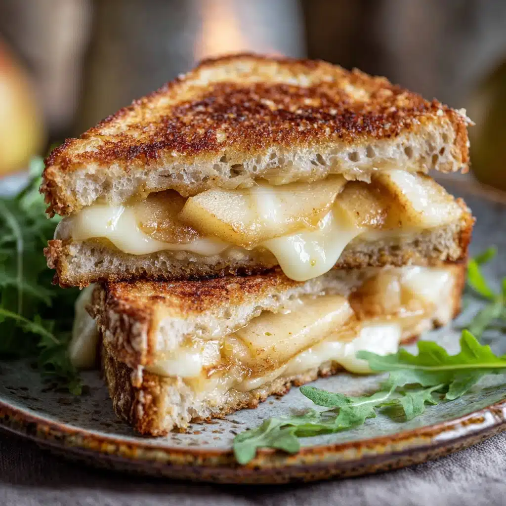 Cinnamon Sugar Brie and Apple Grilled Cheese Recipe - Recipe Image