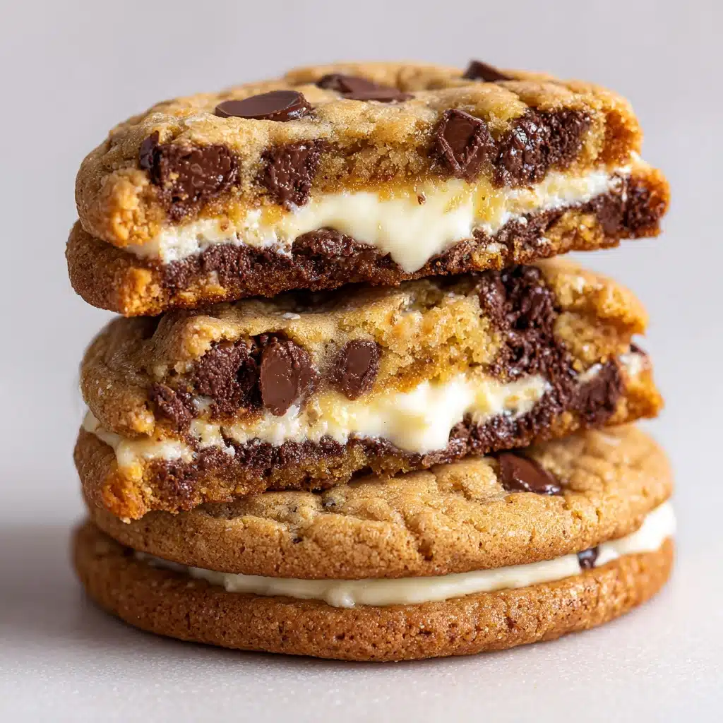 Cheesecake Stuffed Chocolate Chip Cookies Recipe - Recipe Image