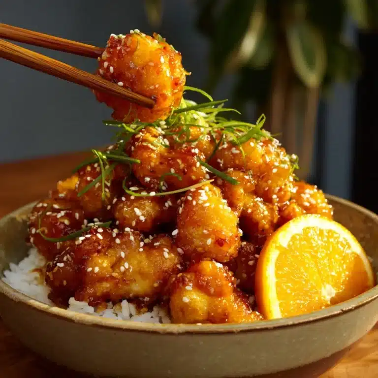 Vegan Glazed Orange Cauliflower “Chicken” Recipe