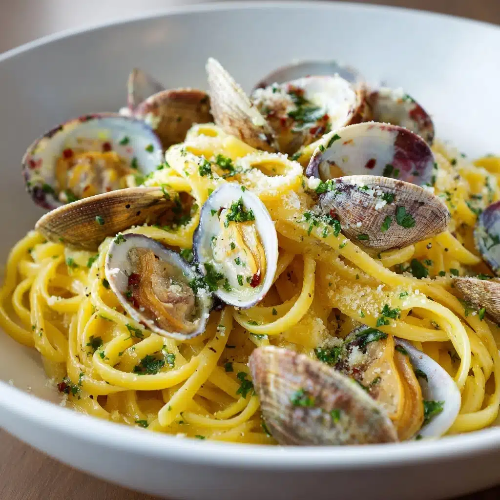 Easy Linguine with Clam Sauce Recipe - Recipe Image