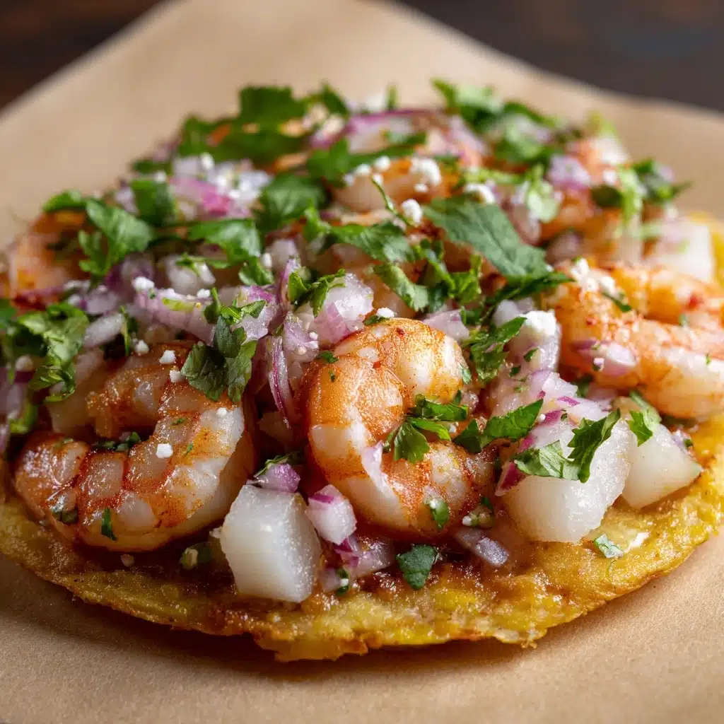 Coconut Shrimp Ceviche Tostadas Recipe