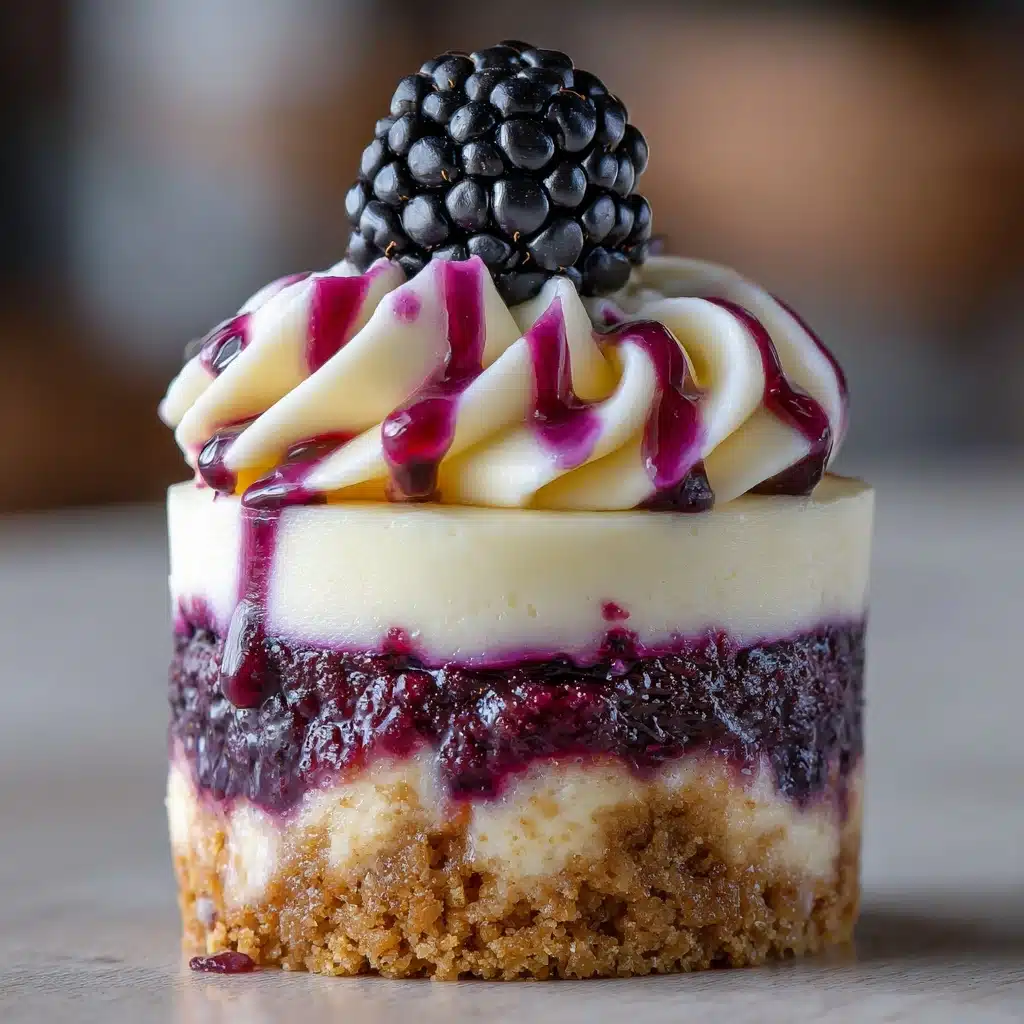 White Chocolate Blueberry Cheesecake Cupcakes Recipe - Recipe Image