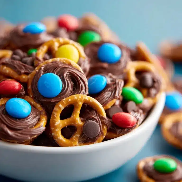 Rolo Pretzels with M&M Candies Recipe