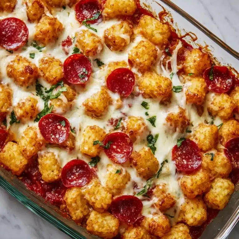 Tater Tot Pizza Casserole Recipe