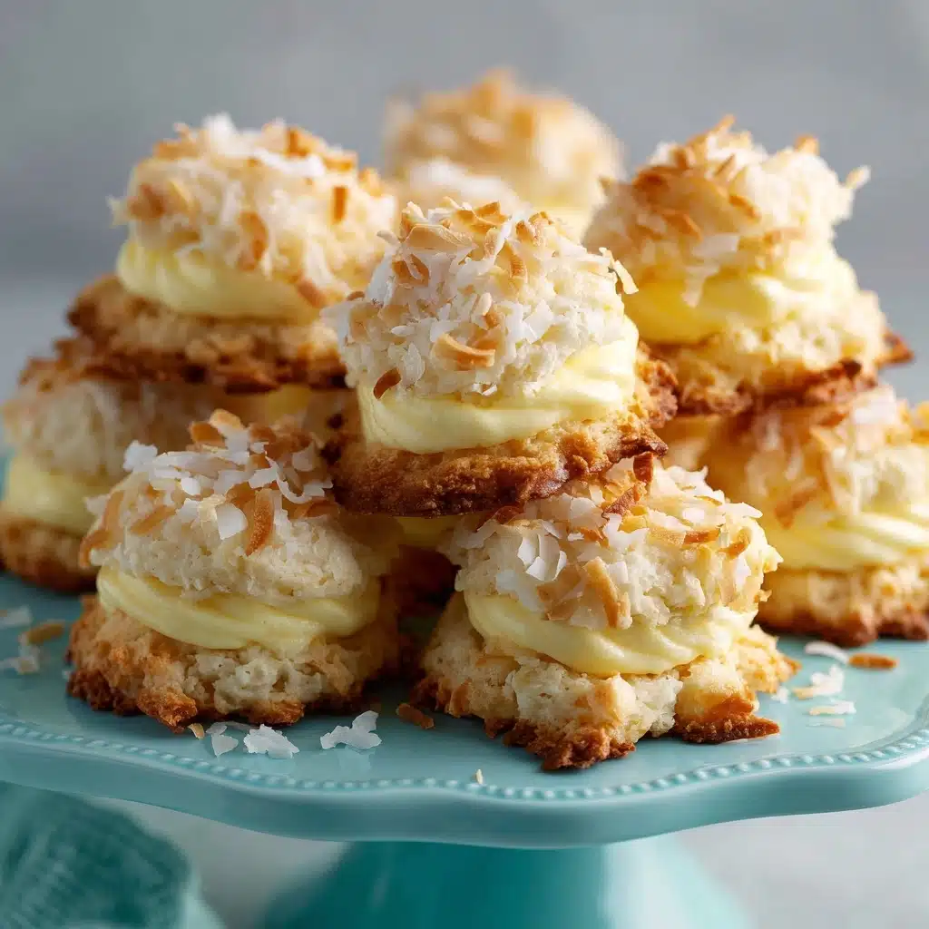 Coconut Macaron Cookie Nests Recipe - Recipe Image