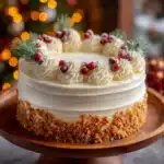 Christmas Spice Cake with Eggnog Buttercream Recipe