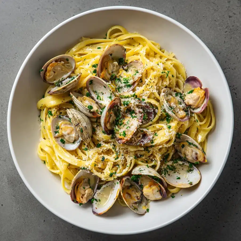 Easy Linguine with Clam Sauce Recipe - Recipe Image