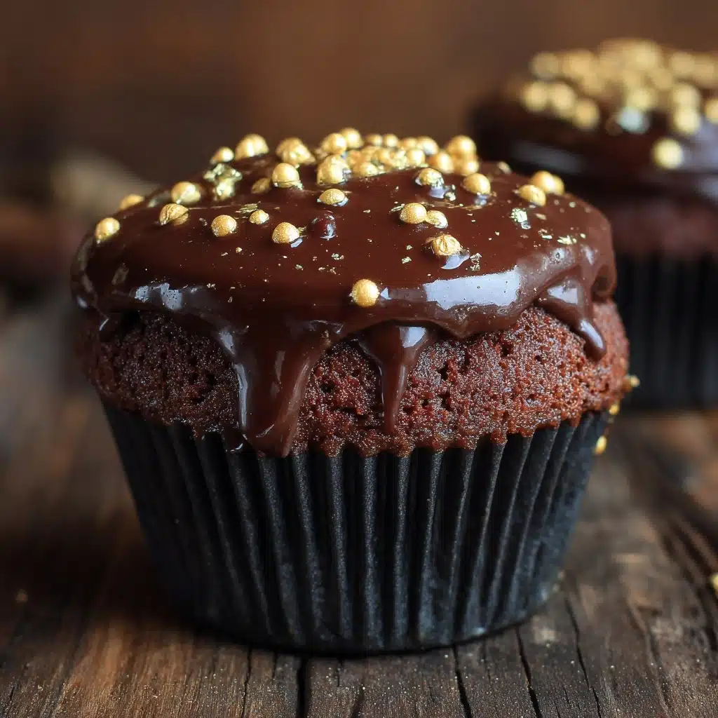 Chocolate Peanut Butter Lava Cupcakes Recipe