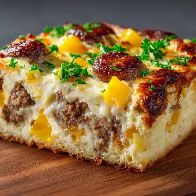 Sausage & Hash Brown Breakfast Casserole Recipe