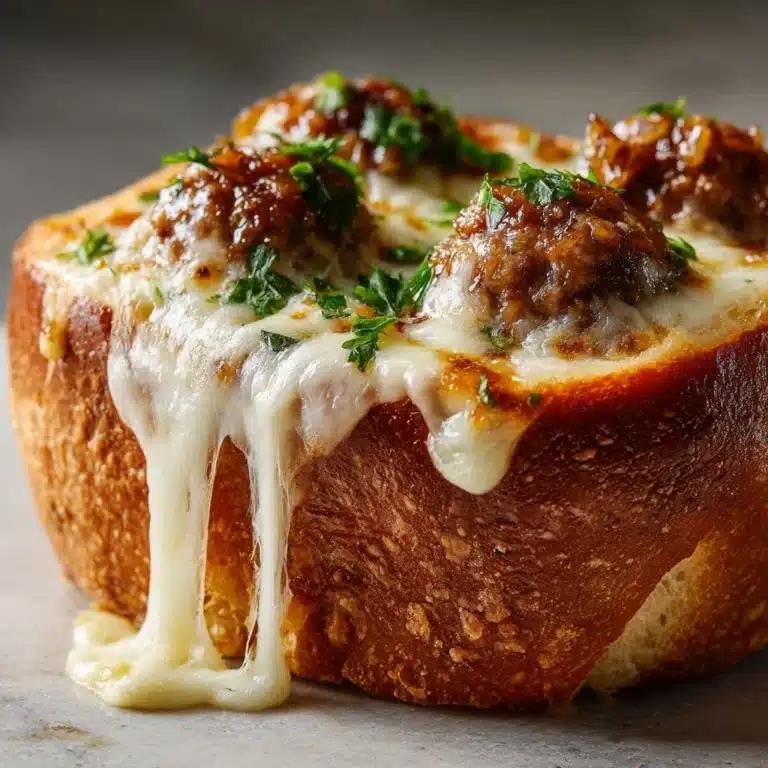 Cheesy French Onion Meatball Subs Recipe