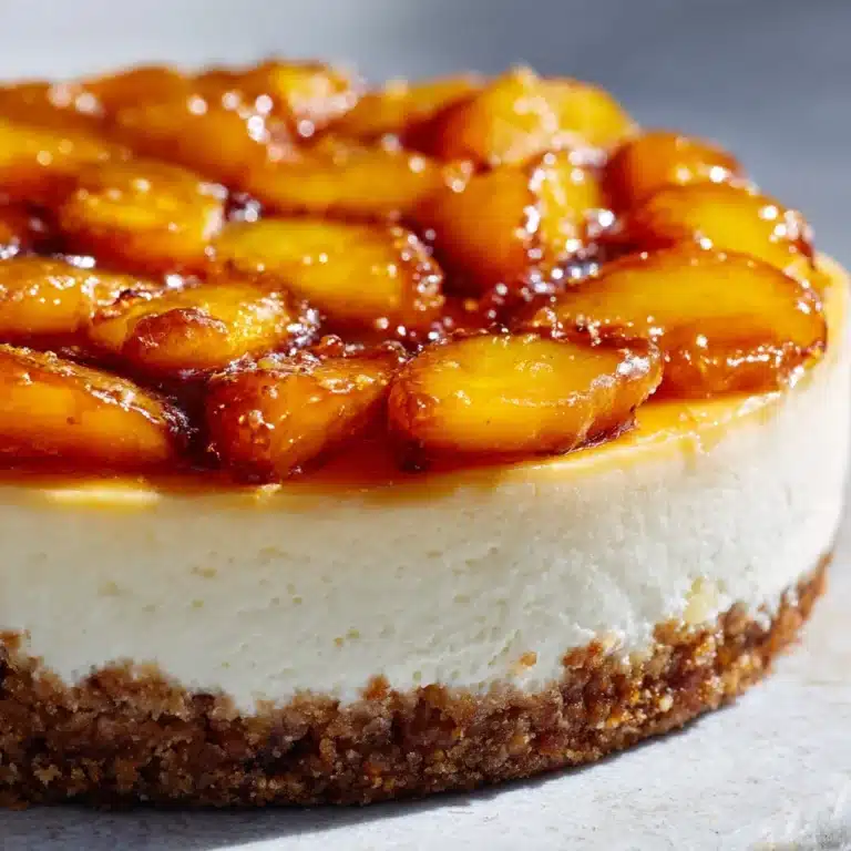 Southern Peach Cobbler Cheesecake Recipe
