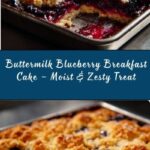 Buttermilk Blueberry Breakfast Cake Recipe