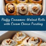 Fluffy Cinnamon-Walnut Rolls with Cream Cheese Frosting Recipe