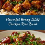 Honey BBQ Chicken Rice Recipe