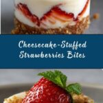 Mini Cheesecake-Stuffed Strawberries Recipe