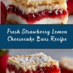 Strawberry Lemon Cheesecake Bars Recipe