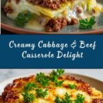 Creamed Cabbage and Ground Beef Casserole Recipe