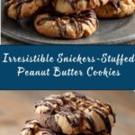 Snickers-Stuffed Peanut Butter Cookies Recipe