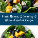 Mango, Blueberry, and Spinach Salad Recipe