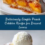 Easy Peach Cobbler Recipe